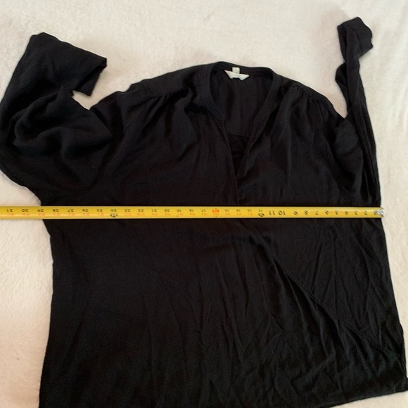 Terra & Sky Black Blouse Size 3X (24W-26W) - Picture 10 of 17